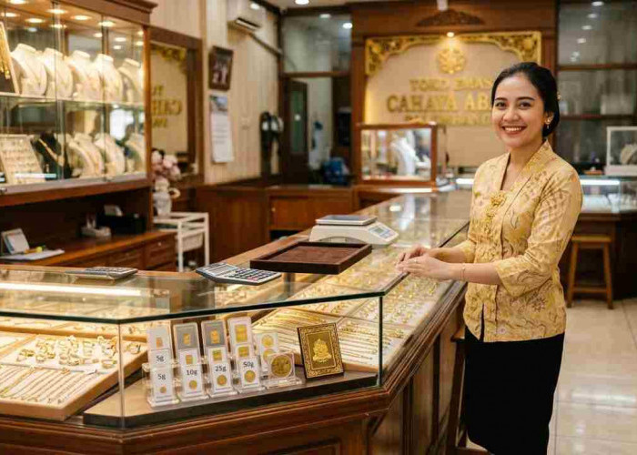 Harga Emas Pegadaian Hari Ini Kompak Turun!  Antam 1 gram Rp2,6 Juta, UBS Rp2,5 Juta
