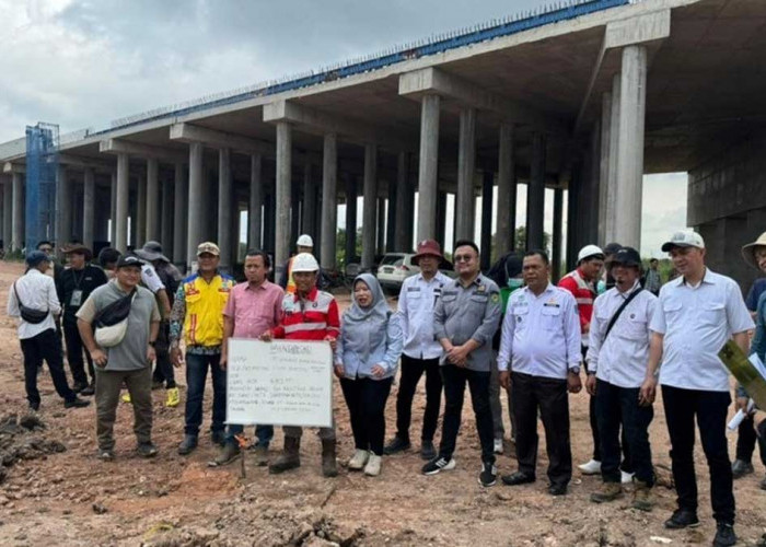 Proyek Tol Palembang-Betung Masuk Tahap Krusial! Kejari Ogan Ilir Kawal Pengukuran Lahan di Soak Batok