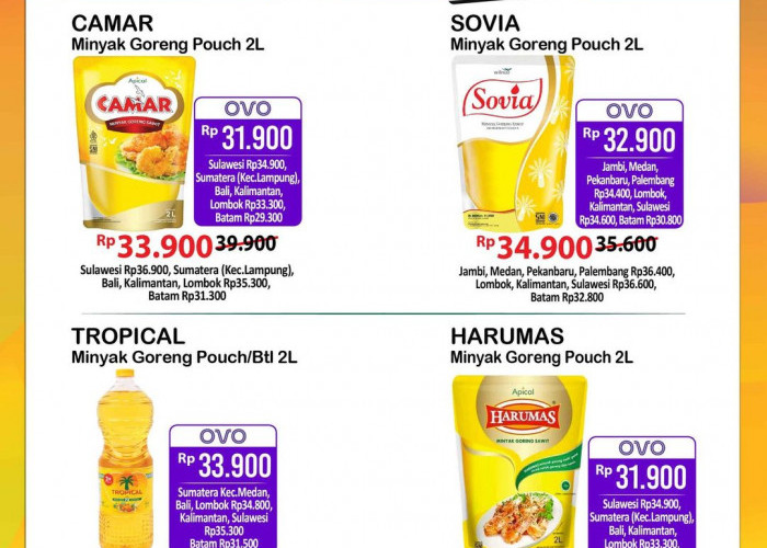 Katalog Promo Alfamart Gantung Kamis 27 April 2023:  Minyak Goreng Camar Rp33.900