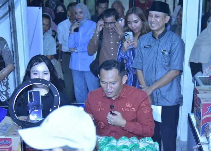 Pj Wali Kota Palembang Luncurkan Pasar Digital, Ajak Pedagang Tradisional Go Online