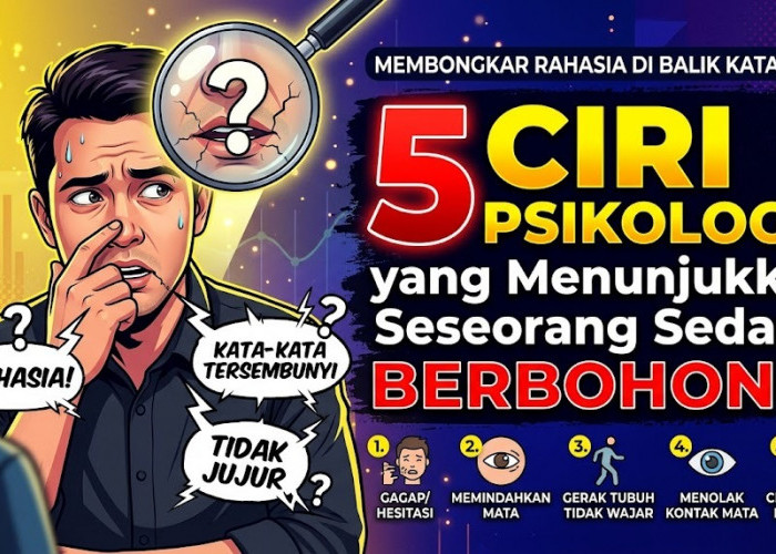 Membongkar Rahasia di Balik Kata-Kata! 5 Ciri Psikologis yang Menunjukkan Seseorang Sedang Berbohong