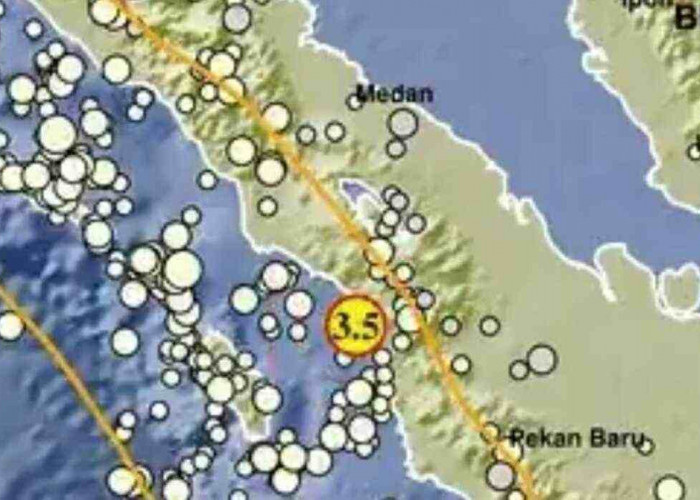 Update BMKG, Pagi Ini Gempa 3.5 M Guncang Sibolga Sumut