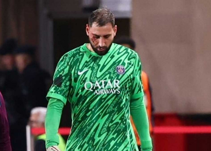 Wajah Kiper PSG Donnarumma Robek Diterjang Singo, Begini Reaksi Luis Enrique.