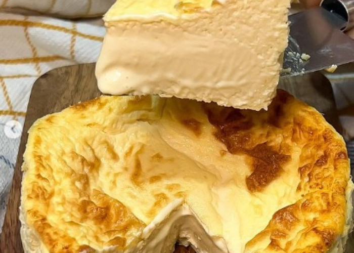 Cream Kejunya Lumer Banget! Cheese Cake Kukus Vla Keju Lumer Dijamin 