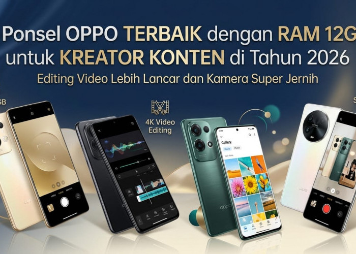 Bebas Lag Saat Live Streaming dan Edit Video! Ini Deretan HP OPPO RAM 12 GB Paling Mantap Buat Content Creator