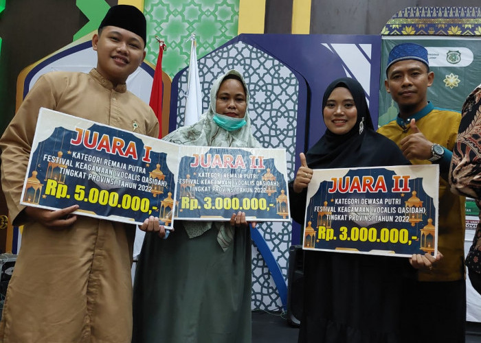 Momen Tahun Baru Islam, Muba Borong Juara Festival Qosidah Level Provinsi