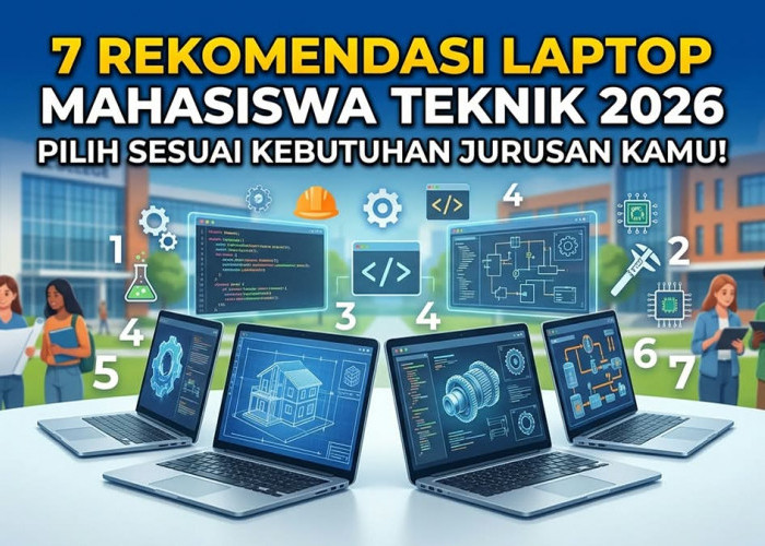 Jangan Salah Pilih Jurusan: 7 Rekomendasi Laptop Terbaik untuk Mahasiswa Teknik Sesuai Kebutuhan Spesifik