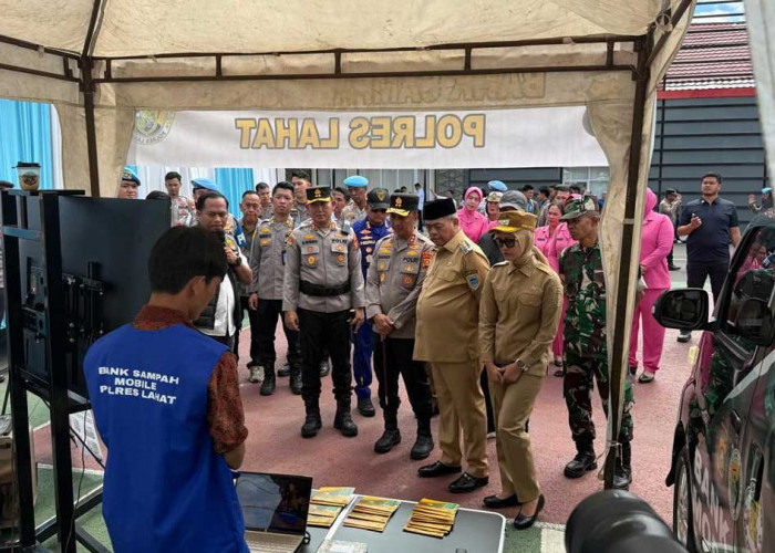 Sampah Rumah Tangga Jadi Saldo Tabungan! Kapolda Sumsel Resmikan Bank Sampah Mobile Jemput Bola di Lahat