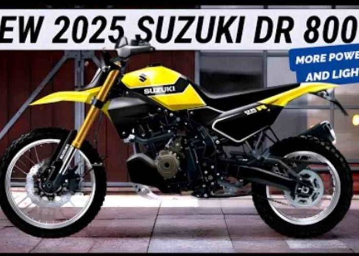 Bocoran Suzuki DR 800 R 2025, Raja di Setiap Medan Jalan, Bakal Rilis Tahun Depan?