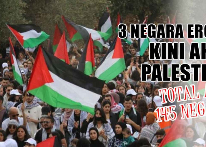 3 Negara Eropa Kini Akui Palestina, Total Ada 145 Negara