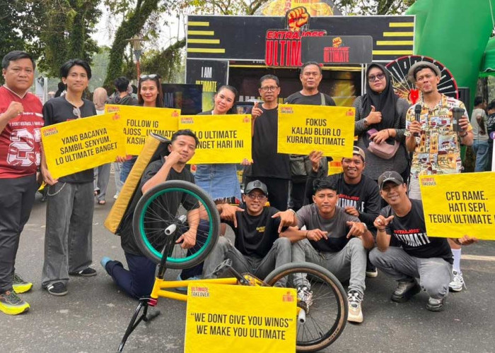 Cuma Rp20 Ribu Bisa Dapat Tumbler dan Hadiah? Intip Keseruan ExtraJoss Ultimate Take Over Palembang