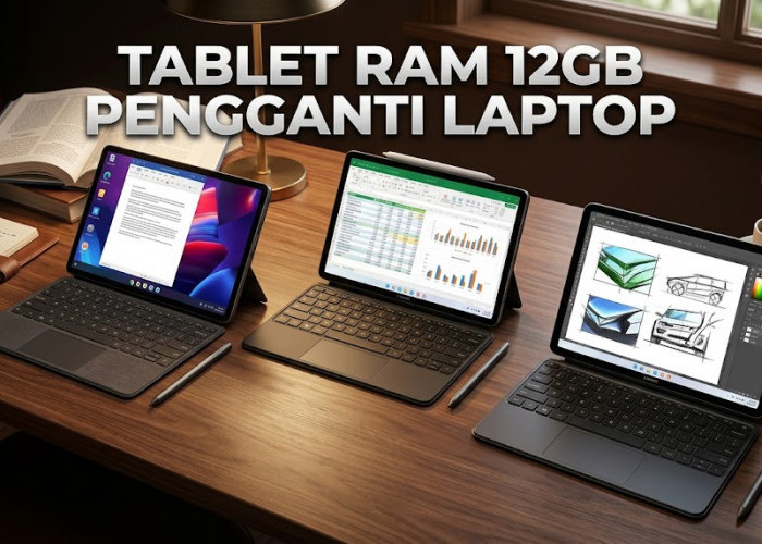 Ganti Peran Laptop Jadi Lebih Praktis, Ini 3 Pilihan Tablet RAM 12GB Terbaik yang Paling Cocok untuk Mahasiswa