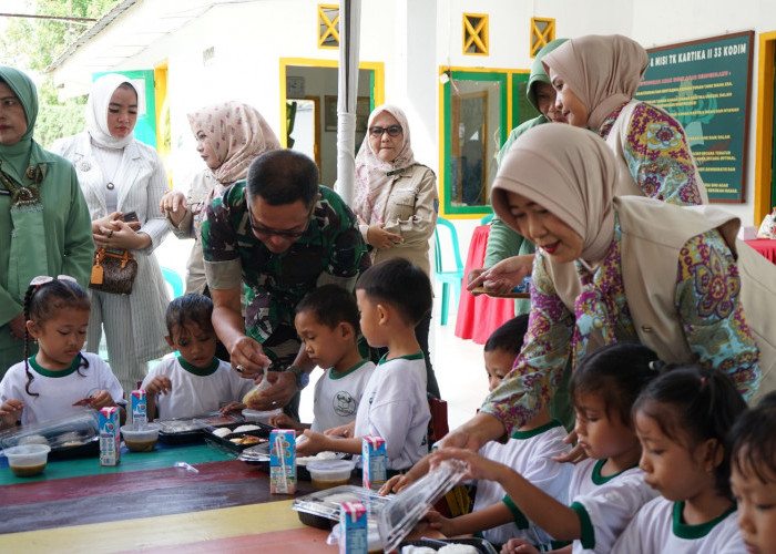 Program Dapur Masuk Sekolah 2024, Ini Harapan Kasdim 0402/OKI