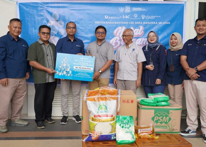 Bukit Asam dan 3 BUMN Hadirkan Natal Penuh Kasih di Sumsel