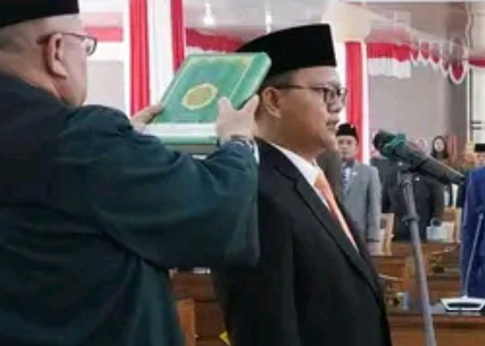 Ini Ungkapan Perasaan Donal Apri Usai Resmi Dilantik Jadi Anggota DPRD Ogan Ilir