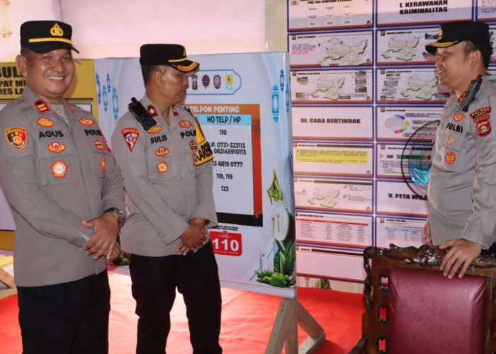 Pastikan Wisata Aman! Kapolres Lahat AKBP Novi Edyanto Cek Kesiapan Pos Pam Sindang Panjang Tanjung Sakti