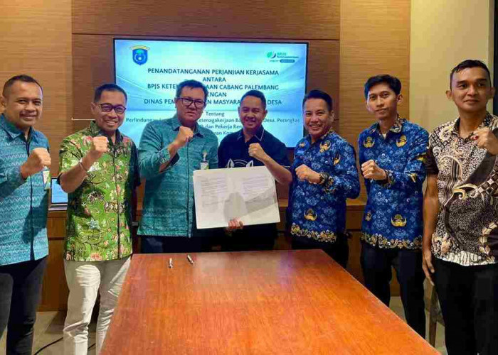 Kolaborasi Pemkab OKI Tingkatkan Universal Coverage Jamsostek di Sumatera Selatan