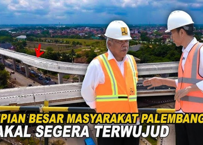 Telan Anggaran Rp152 Miliar, Flyover Sekip Ujung Palembang Progresnya Capai 46,39 Persen