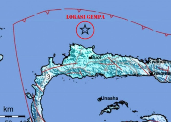 Gempa Laut 6.0 Magnitudo Pagi Ini Guncang Buol Sulteng, Tak Berpotensi Tsunami