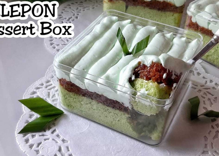 Jajan Pasar Naik Kelas! Ini Resep Klepon Cake Dessert Box, Sajian Kekinian Rasa Melokal yang Bikin Nostalgia