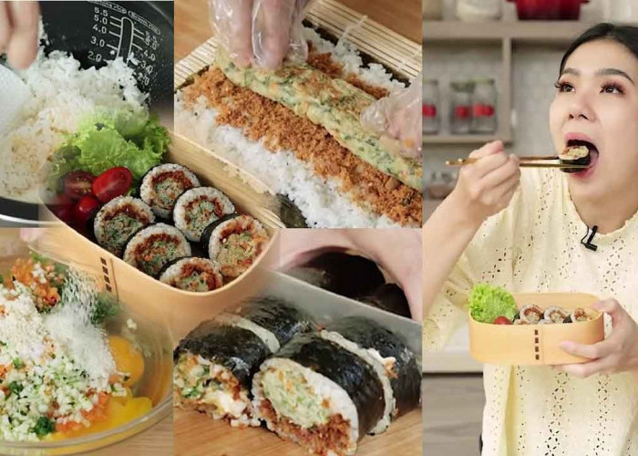 Resep Gimbap Abon Telur ala Chef Devina, Jadi Ide Bekal Praktis Sekolah Anak