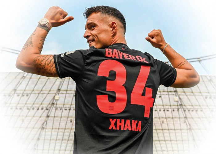Tinggalkan Arsenal, Granit Xhaka Resmi Berlabuh ke Bayer Leverkusen
