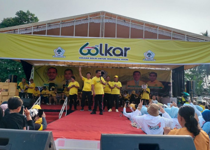 HUT Golkar Ke-60, DPD II Golkar OKI Rapatkan Barisan Menangkan Muchendi - Supriyanto