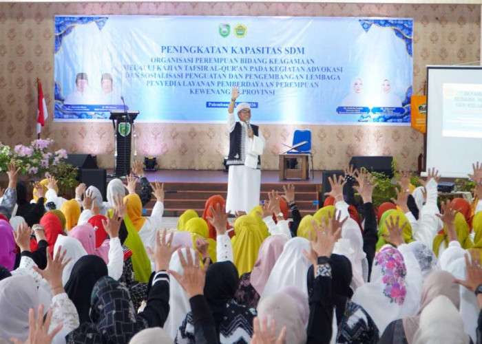 Buka Kajian Tafsir Al-Qur'an BKOW Sumsel, Wagub Cik Ujang Tekankan Pentingnya Muamalah untuk Keluarga Harmonis