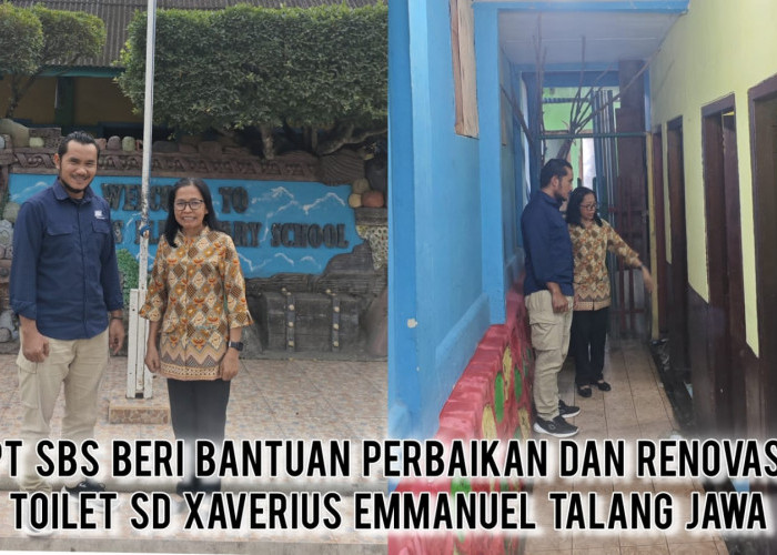 PT SBS Renovasi Toilet SD Xaverius Emmanuel Tanjung Enim, Wujudkan Sanitasi Bersih untuk Siswa