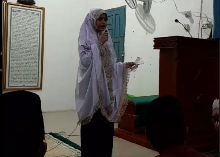 Baru Kelas 7 di Ponpes Tadabur Al Quran YKK Palembang, Zivana Allessia Putri Sudah Bisa Sampaikan Kultum 