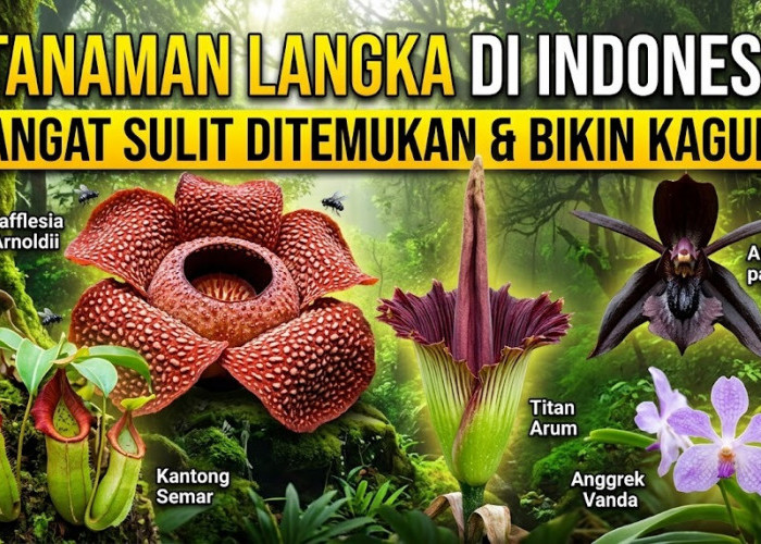 5 Tanaman Langka di Indonesia yang Sangat Sulit Ditemukan, Keindahan dan Keunikannya Bikin Kagum