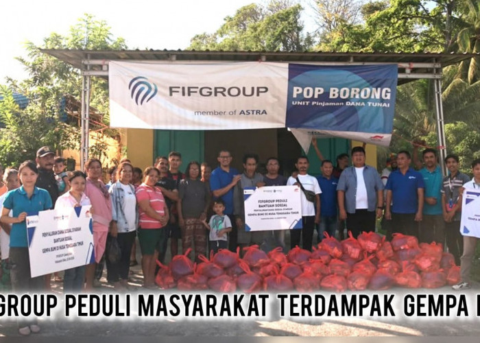 FIFGROUP Peduli Salurkan 1.200 Paket Sembako untuk Korban Gempa NTT, Bikin Warga Bahagia!