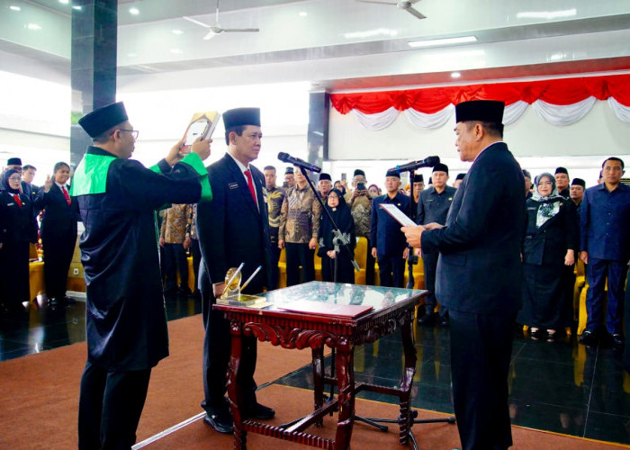 Lantik Sekda Definitif, Bupati Muba Ingatkan Pejabat Jangan Ada Lagi Korupsi di Musi Banyuasin