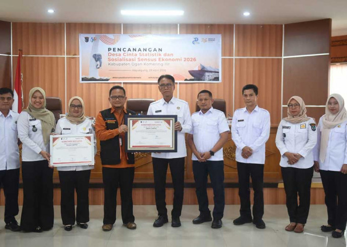 Bikin Data Lebih Akurat, OKI Perkuat Pembangunan Lewat Desa Cantik Statistik 2026