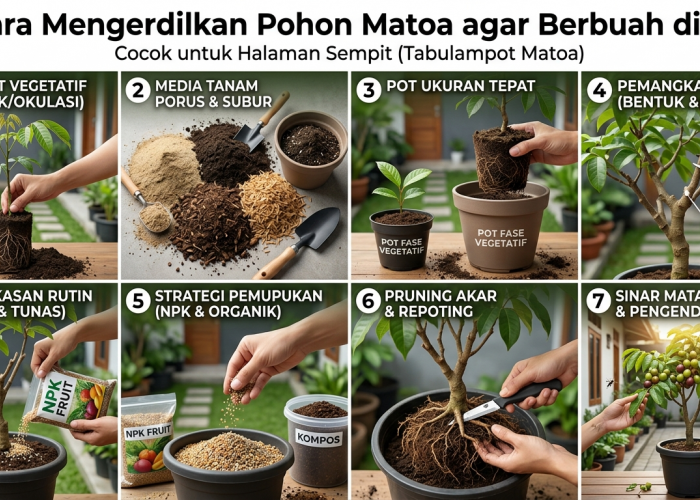 Tanpa Halaman Luas: Ini 7 Langkah Mudah Mengerdilkan Pohon Matoa agar Cepat Berbuah Lebat di Dalam Pot