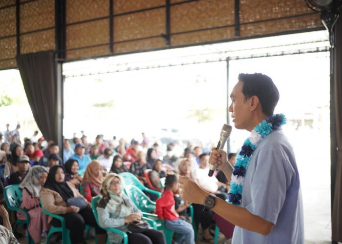 Muchendi - Supriyanto Ajak Warga Lempuing dan Lempuing Jaya OKI Jangan Terprovokasi Isu Kesukuan