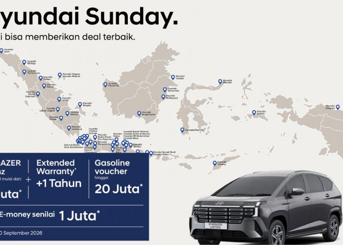 Jangan Lewatkan Hyundai Sunday: Ada Servis Gratis dan Kesempatan Menjajal STARGAZER Cartenz