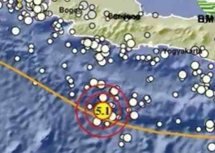 Gempa Guncang Pangandaran Jabar, Kekuatannya 5.3 Magnitudo
