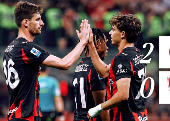 AC Milan 2-0 Monza: Tendangan Bebas Joao Felix Memastikan Kemenangan di San Siro