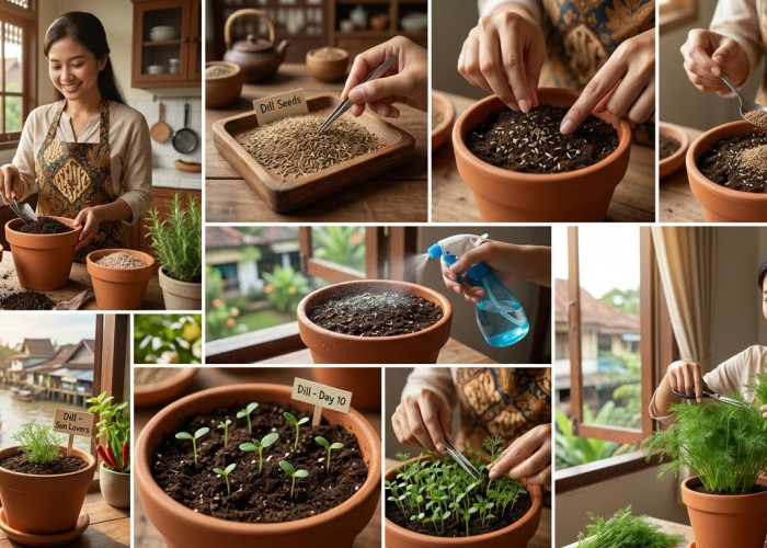 Praktis untuk Kebun Dapur! Ini 9 Cara Mudah Menanam Daun Dill dari Benih di Pot Agar Subur dan Dipetik Rutin