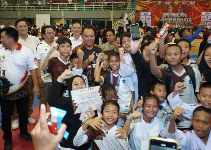 Tutup National Open Championship Karate: Harapan Wagub Cik Ujang Dorong Atlet Sumsel Tembus Kancah Nasional