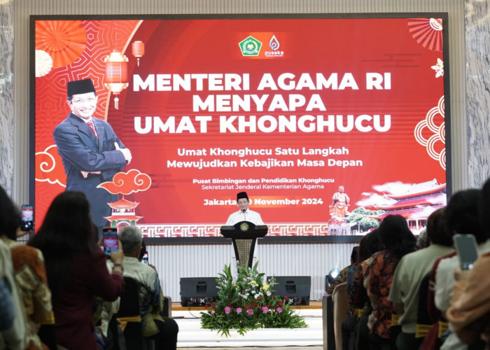 Sapa Ribuan Umat Konghucu, Menag Serukan Pesan Kebersamaan 