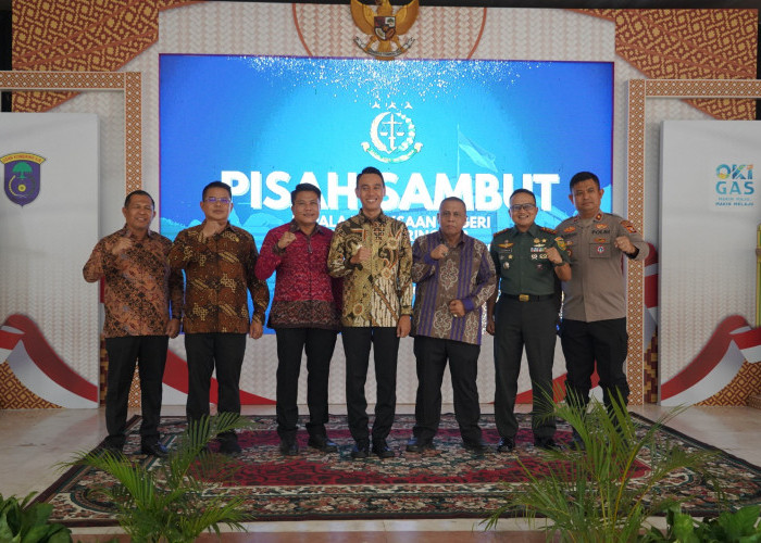 Pisah Sambut Kajari OKI, Ini Pesan Bupati Muchendi