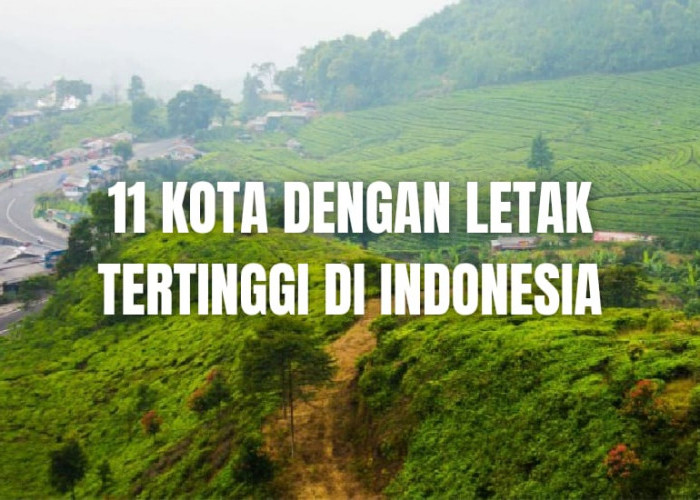 No1 Bukan Lembang, Inilah 11 Kota Tertinggi di Indonesia, Suhunya Super Dingin, Kotamu Masuk?