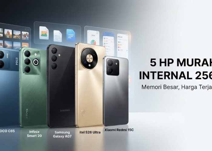 Gak Perlu Hapus File Lagi! Ini Rekomendasi HP Murah dengan Memori Internal Besar Mulai 1 Jutaan