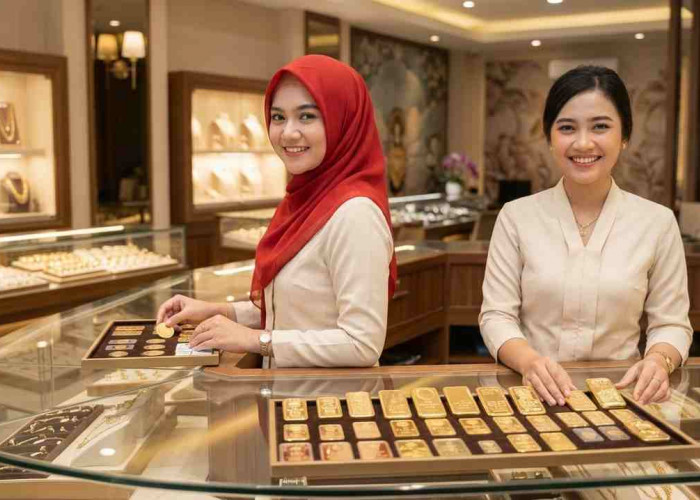 Turun Serentak! Harga Emas Pegadaian Hari Ini, Antam 1 Gram Rp2,61 Juta