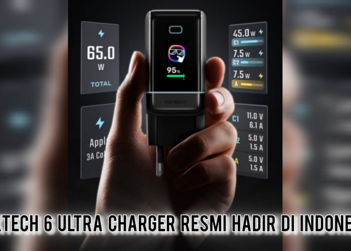 CUKTECH 6 Ultra Charger 100W Resmi Meluncur di Indonesia! Mungil, Super Cepat, Ada Layar Emoji AI