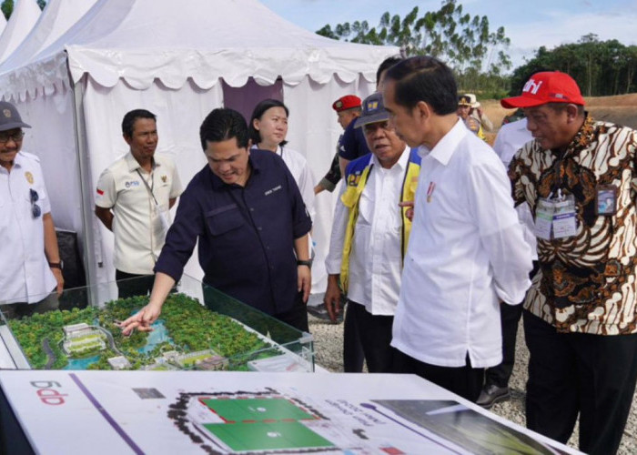 Telan Dana 90 Miliar, Pembangunan TC PSSI di IKN Rampung Juni, Presiden Jokowi Tinjau Perkembangan Pembangunan