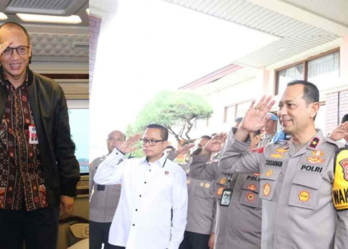 Usai Sertijab Kapolda Sumsel, Wakapolda Resmi Antarkan Waka BSSN RI 