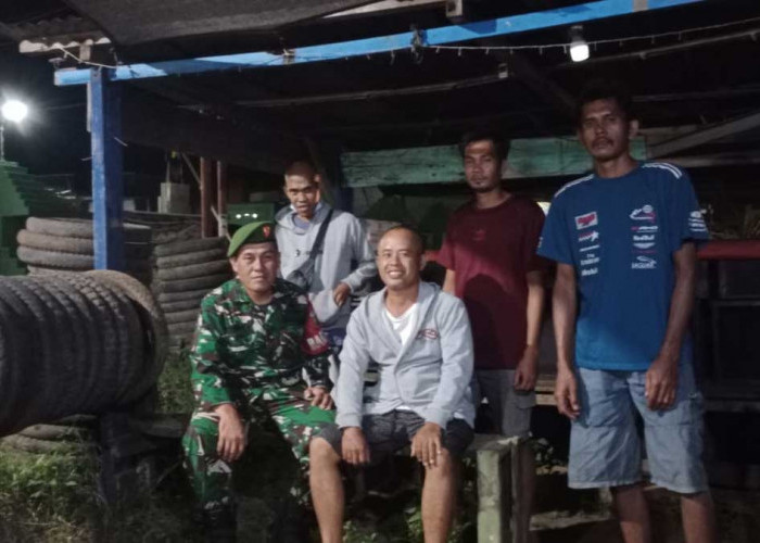 Strategi Babinsa Koramil Pendopo Tangkal Kejahatan di Malam Ramadan 1447 H